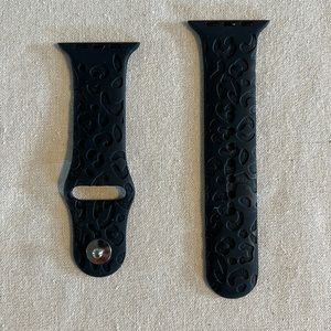 Black Leopard Apple Watch Band